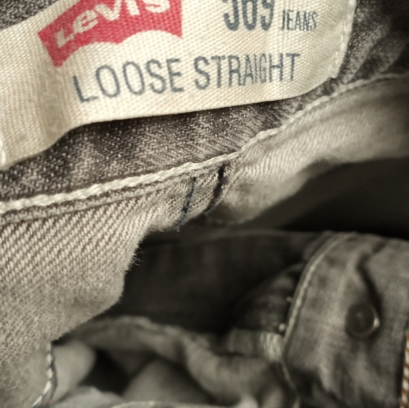 Levi's 569 Jeans Loose Straight Gray 42x30 - Picture 6 of 8
